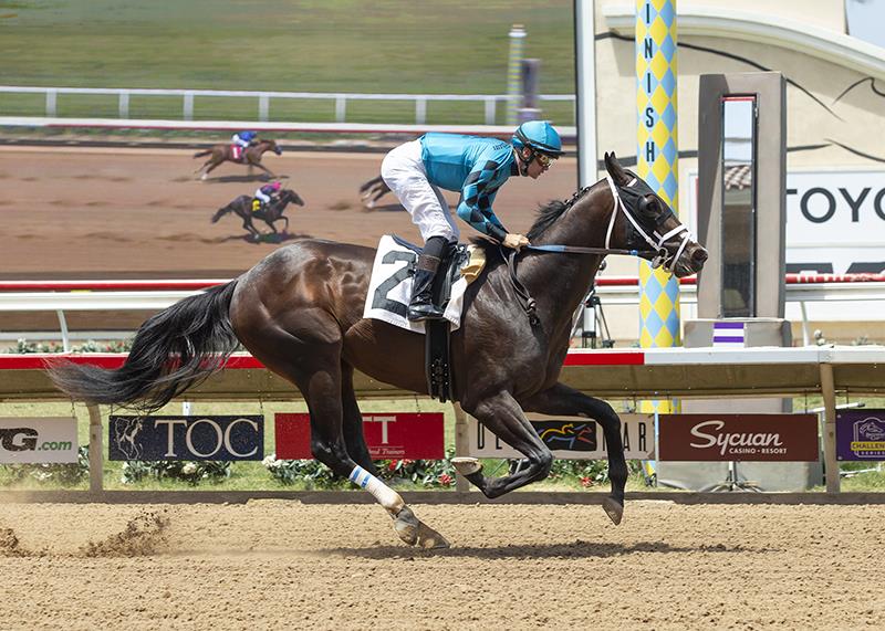 Wrecking Crew is the first winner for Darby Dan Farm’s Sky Kingdom